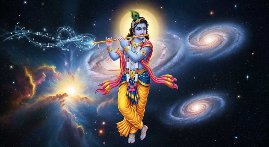 Вселенська музика Господа Шрі Крішни створює світи