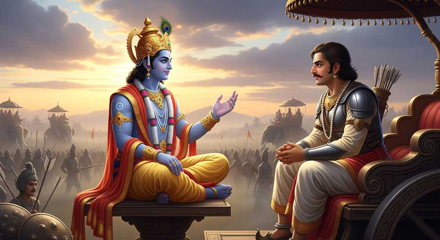 Три гуни матеріальної природи — саттва, раджас і тамас — Бхагавад Гіта глава 14