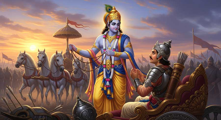 Вчення про вічний Брахман і шлях душі після смерті — Бхагавад Гіта глава 8