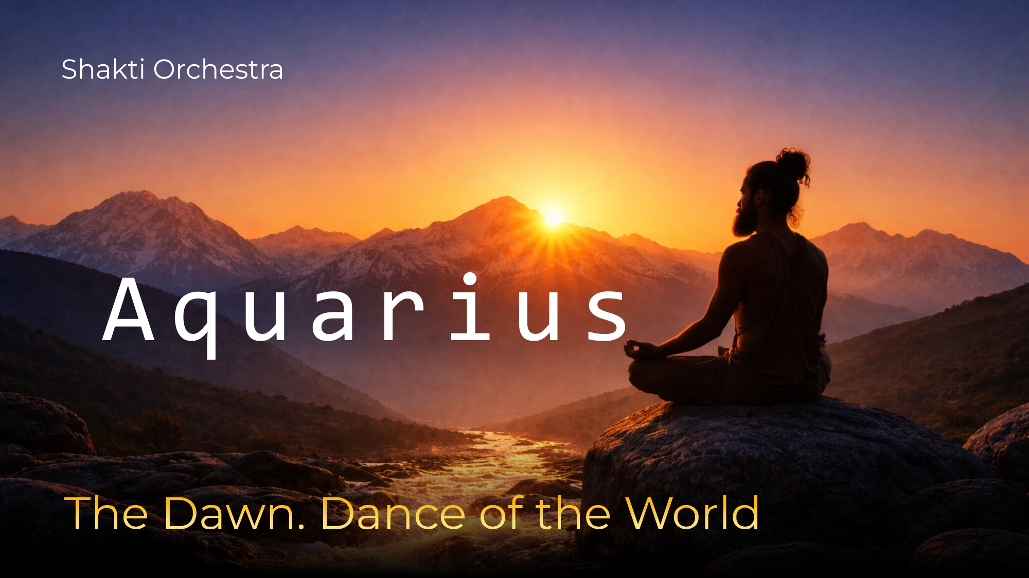 Aquarius. Dawn. Dance of the World. Music and Sound of Shakti Orchestra &amp; Yogi Isha