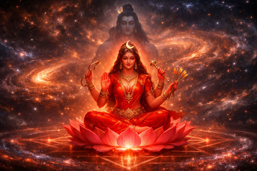 Оркестр Шакті та Йогі Іша: втілення божественної енергії Шакті через священний звук, музику та пробудження Кундаліні.