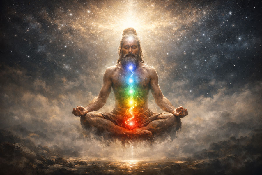 Енергетична система людини: 7 чакр, 7 тіл та пробудження Кундаліні на шляху від фізичного тіла до стану Самадхі.